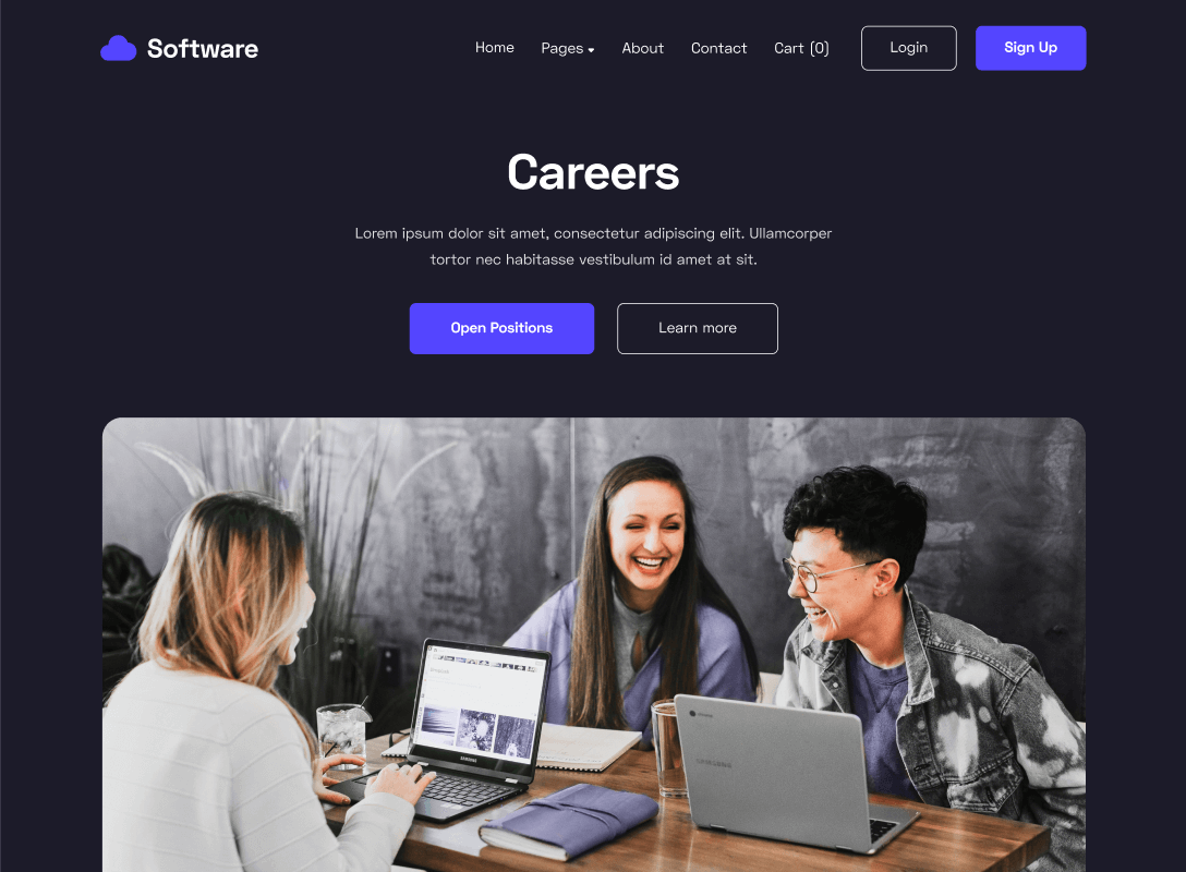 Careers V3 - Software Webflow Template